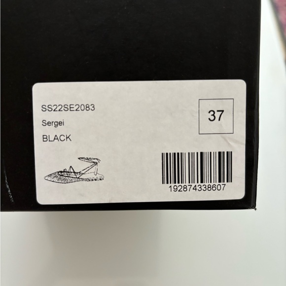 Tibi New in Box Sergei Flat in Black, size 37 - Picture 8 of 16